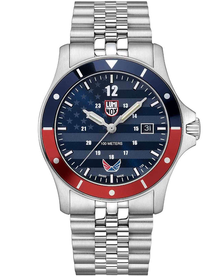 Часы Luminox x Volition America Minuteman XS.0914.VOL — мужские, синий