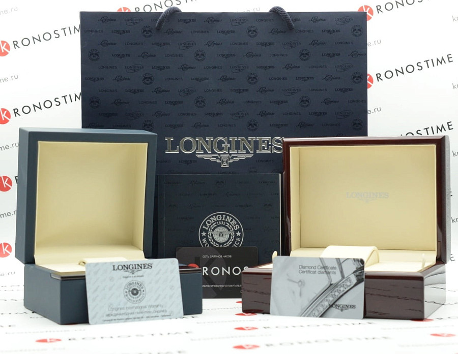 Часы Longines PrimaLuna L8.113.8.87.6 — кварцевые, металл сталь