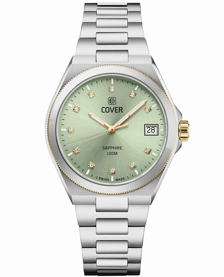 Часы Cover Iconosteel Lady CO223.04 — женские, зеленый