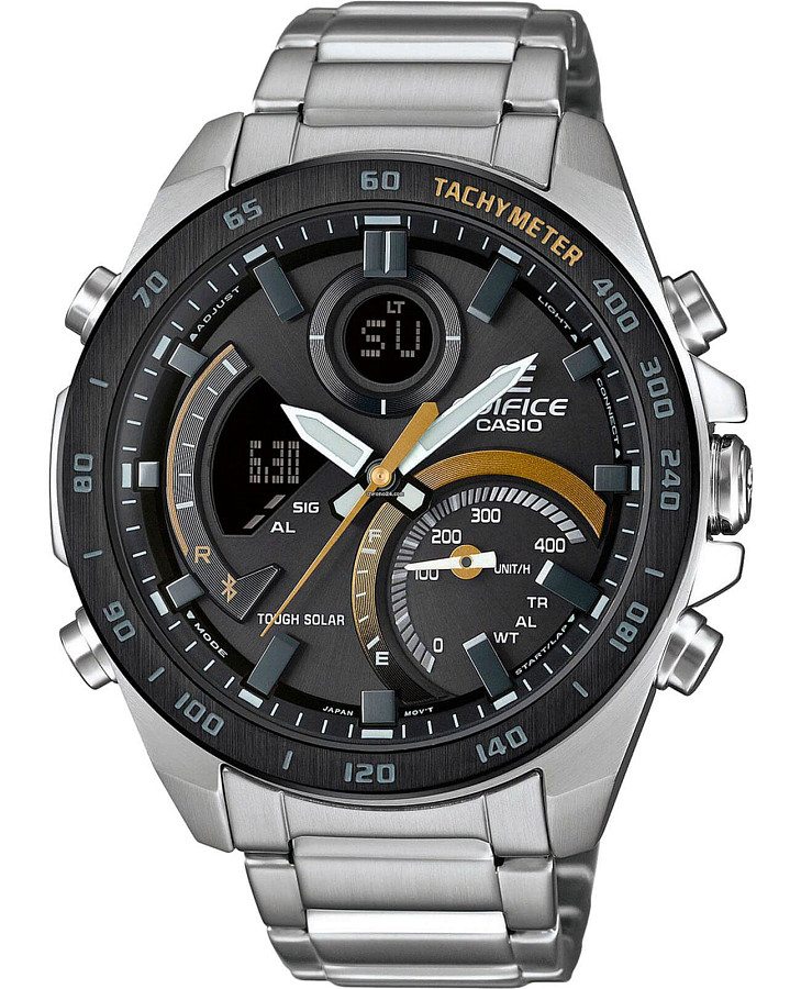 Часы Casio Edifice ECB-900DB-1C — мужские, черный