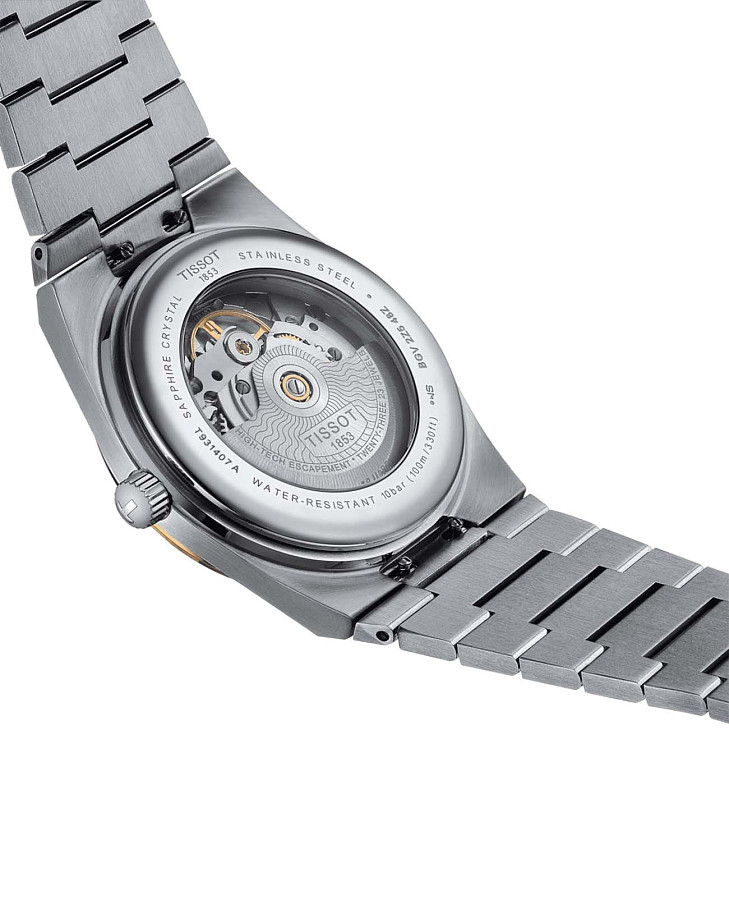 Часы Tissot PRX Powermatic 80 Steel & 18k Gold T931.407.41.031.01 — Швейцария, механические