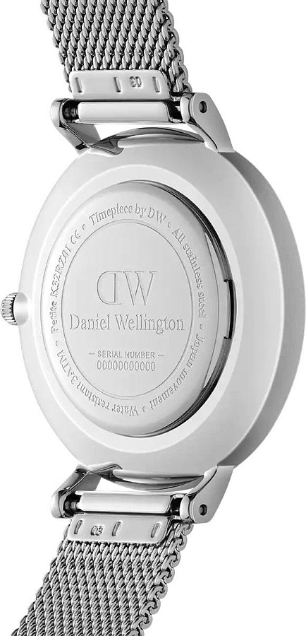 Часы Daniel Wellington Petite Lumine Pressed Sterling DW00100602 — сталь металл, Швеция