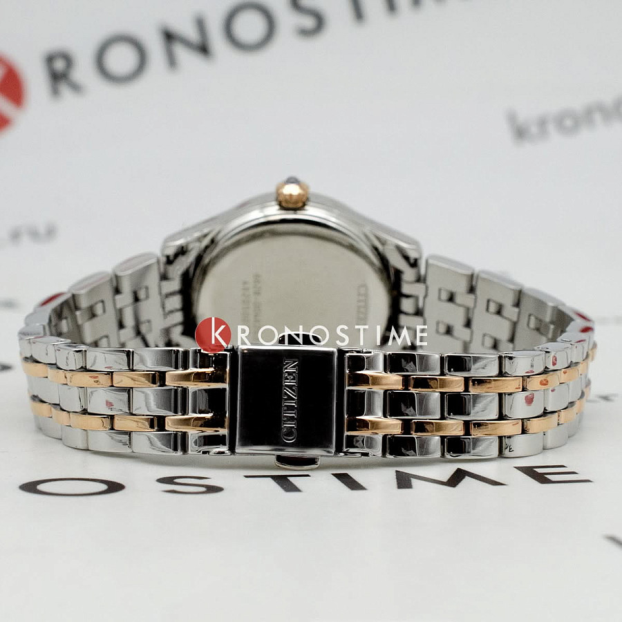Часы Citizen Automatic PR1044-87X — нержавеющая сталь с ip-покрытием, женские
