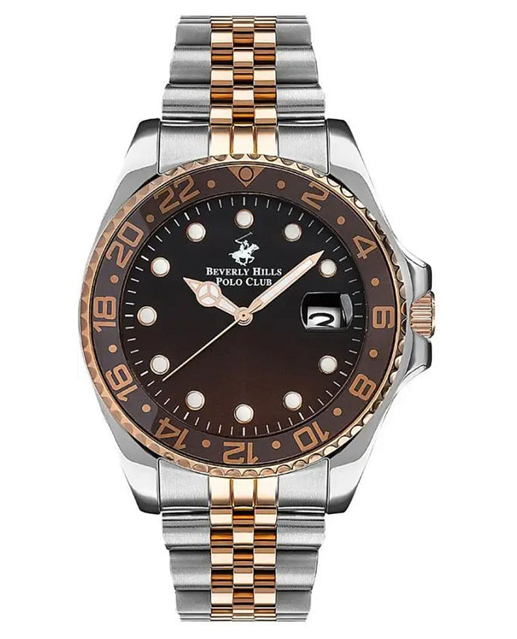 Часы Beverly Hills Polo Club BP3126X.540 — мужские, коричневый