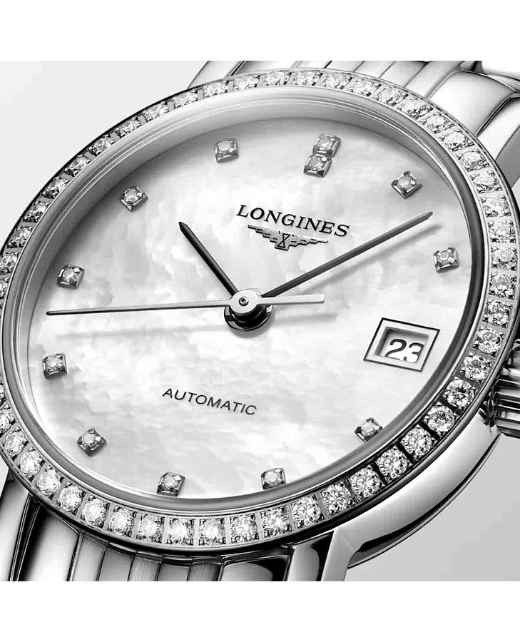 Часы Longines Elegant Collection L4.309.0.87.6 — механические, металл сталь