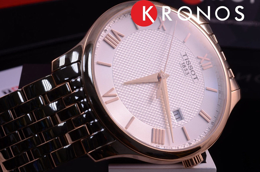 Часы Tissot Tradition T063.610.33.038.00 — сталь металл, Швейцария