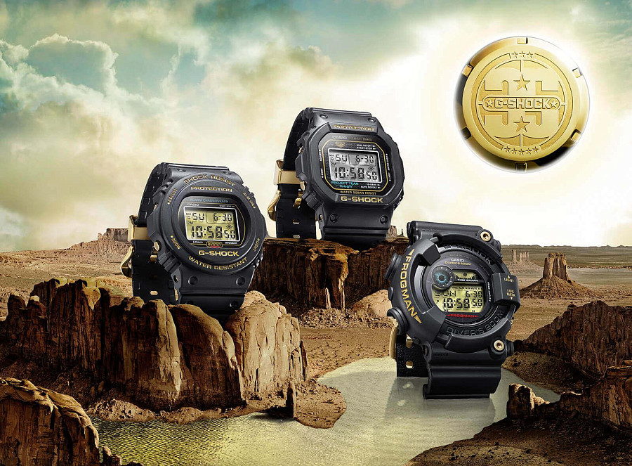 Часы Casio G-Shock GF-8235D-1B — пластик сталь металл, Япония