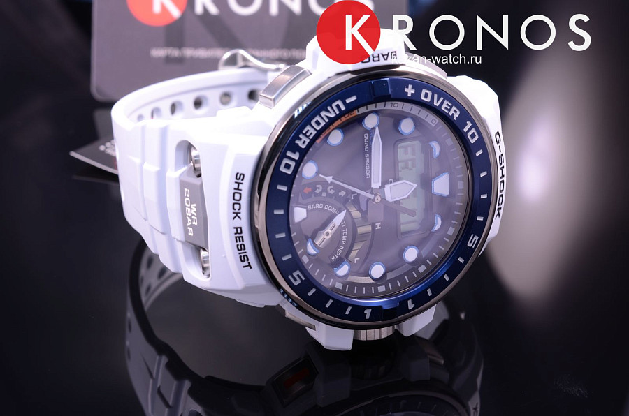Часы Casio G-Shock GWN-Q1000-7A — пластик сталь, Япония