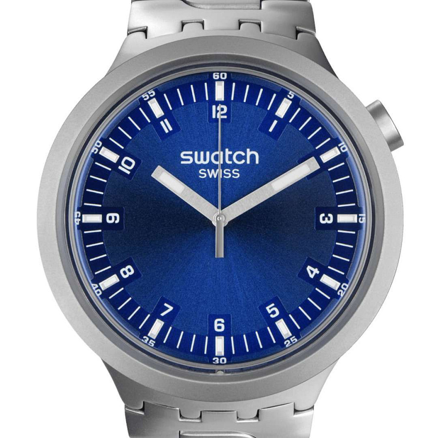 Часы Swatch Big Bold Irony Standard SB07S102G — мужские, нержавеющая сталь