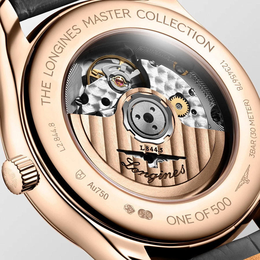 Часы Longines Master Collection GMT L2.844.8.71.2 — мужские, кожаный