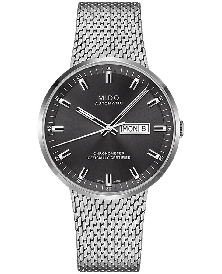 Часы Mido Commander Icone M031.631.11.061.00 — мужские, антрацитовый