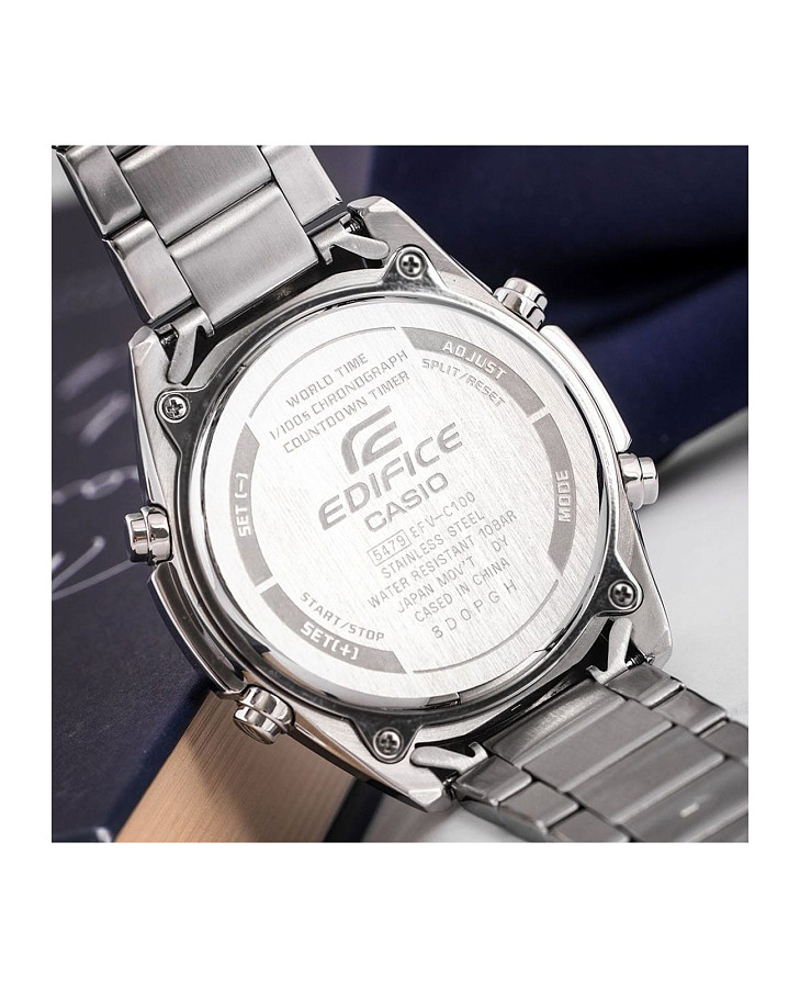 Часы Casio Edifice EFV-C100D-2AVDF (EFV-C100D-2A) — артикул EFV-C100D-2A