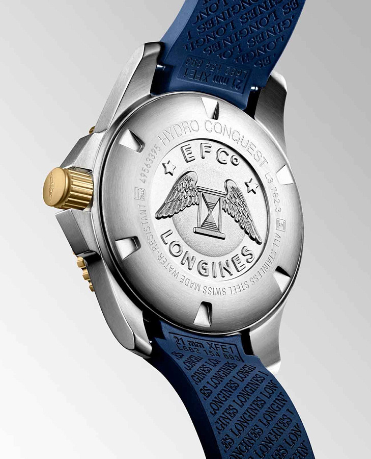 Часы Longines HydroConquest L3.782.3.96.9 — металл сталь керамика, Швейцария