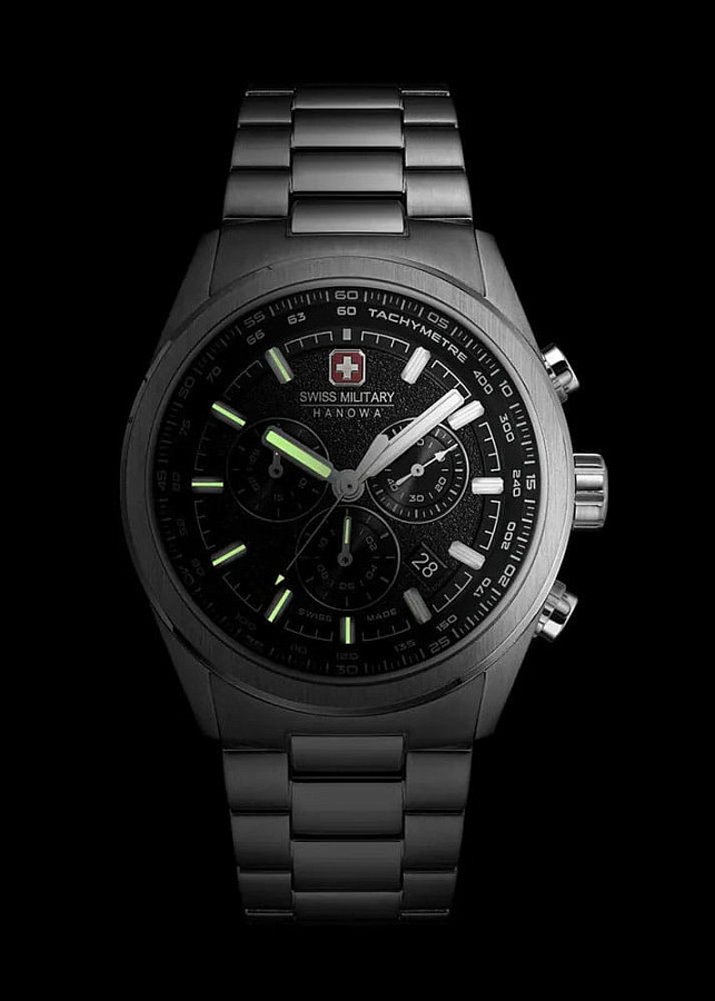 Часы Swiss Military Hanowa Navalus SMWGI0004204 — мужские, нержавеющая сталь