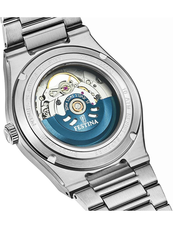 Часы Festina Automatic F20053/5 — механические, металл сталь