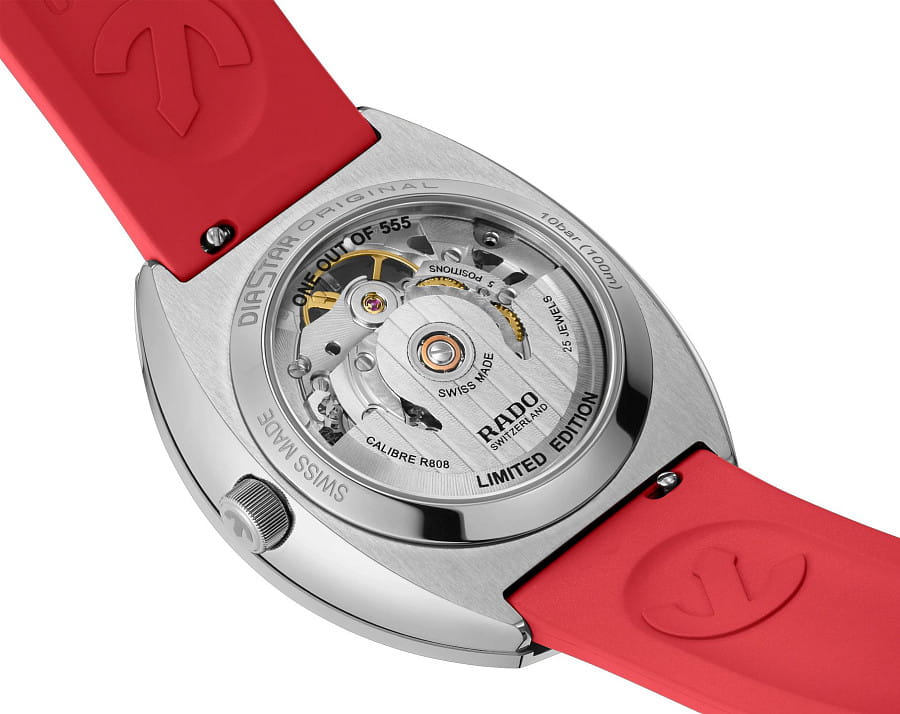 Часы Rado DiaStar Original Skeleton R12169409 — каучук, мужские