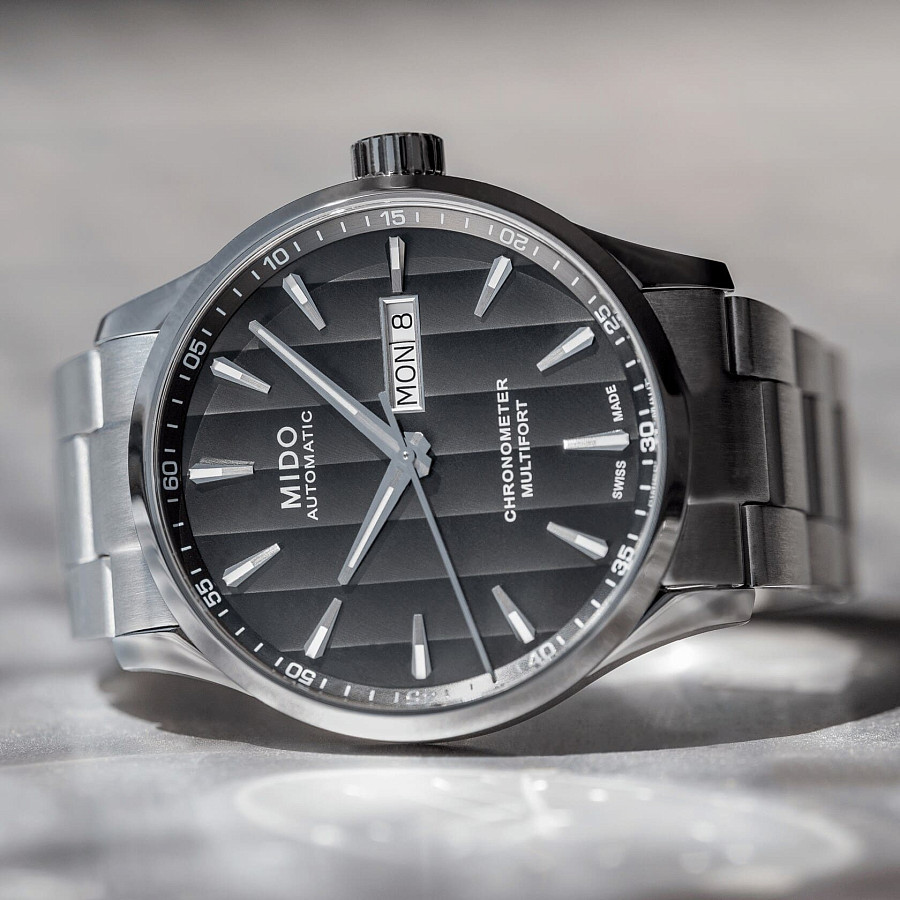 Часы Mido Multifort Chronometer 1 M038.431.11.061.00 — мужские, нержавеющая сталь