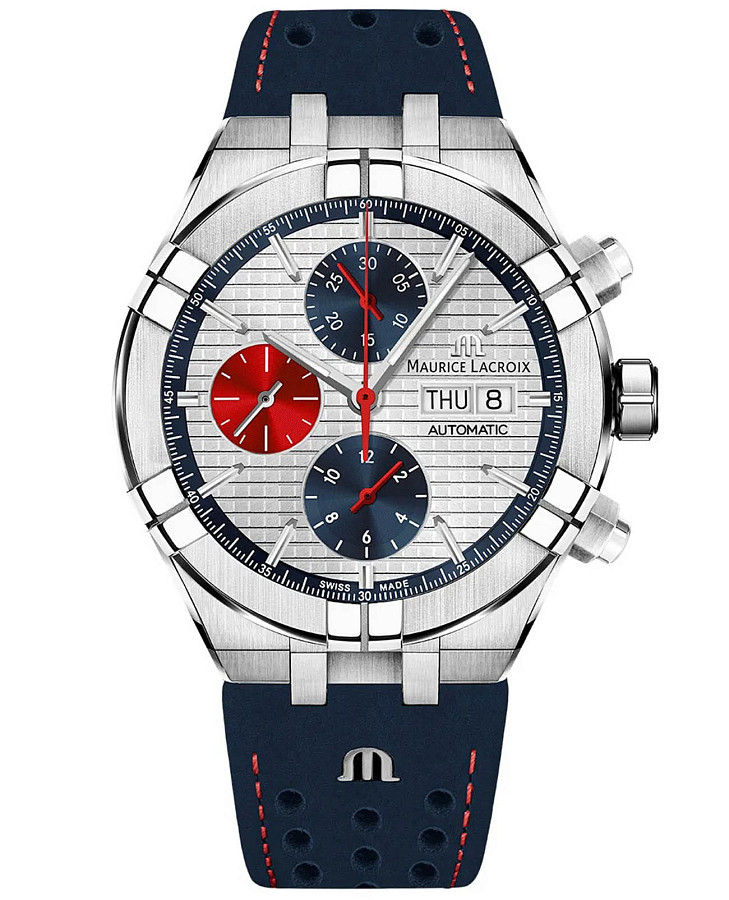 Часы Maurice Lacroix Aikon Automatic Chronograph Special Edition Mahindra Racing AI6038-SS001-133-4 — мужские