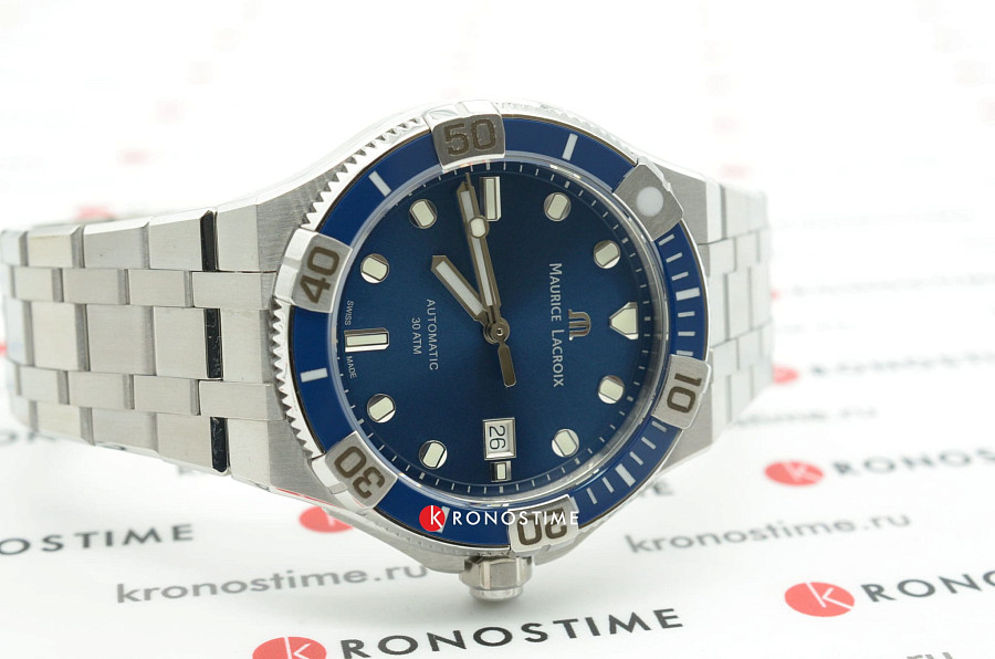 Часы Maurice Lacroix Aikon Venturer AI6058-SS002-430-1 — механические, металл сталь