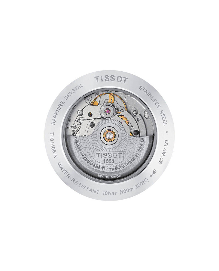 Часы Tissot PR 100 Powermatic 80 COSC T101.408.11.051.00 — механические, сталь металл