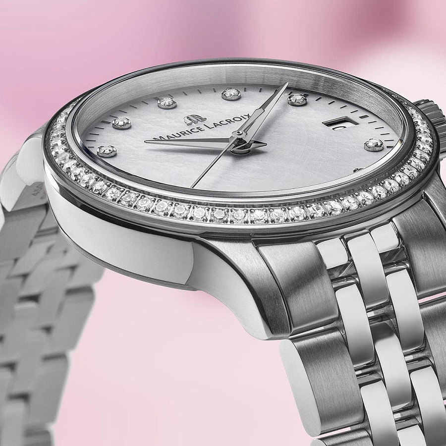Часы Maurice Lacroix 1975 Quartz 33mm 751006-SD502-170-1 — кварцевые, сталь металл