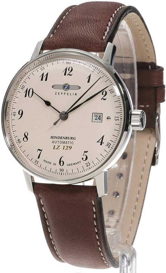 Часы Zeppelin LZ 129 Hindenburg Automatic 80565 — кожаный, мужские
