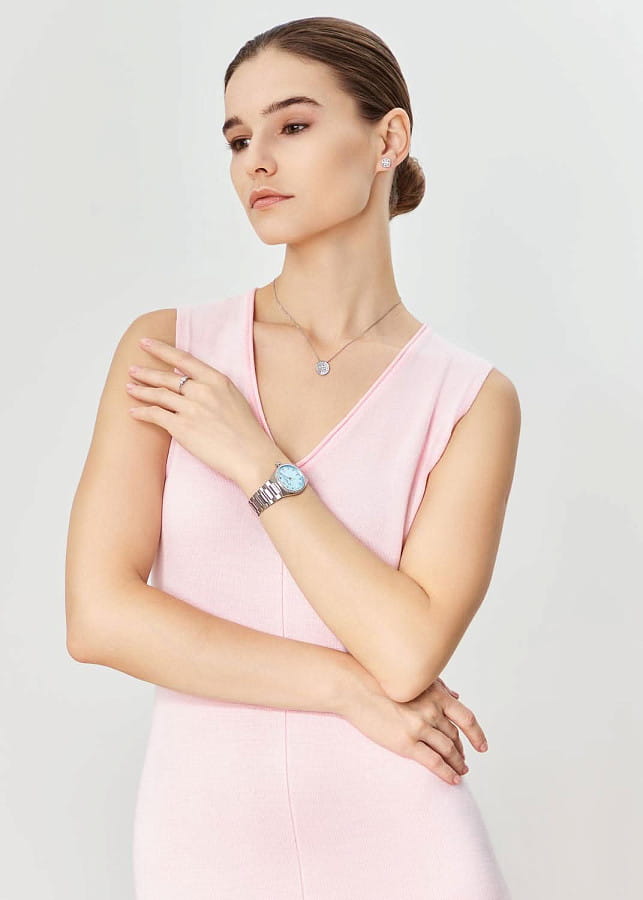 Часы Frederique Constant Highlife FC-240LBD2NHD6B — кварцевые, сталь металл