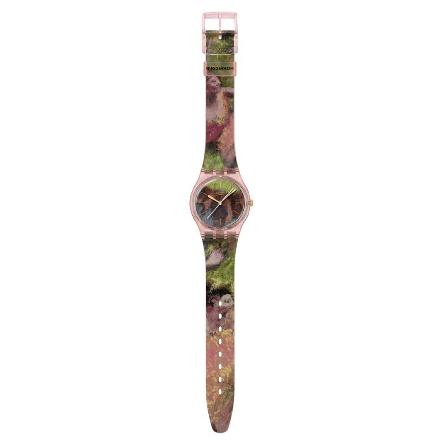 Часы Swatch Dega's Dancers SO28Z131 — кварцевые, Швейцария, женские