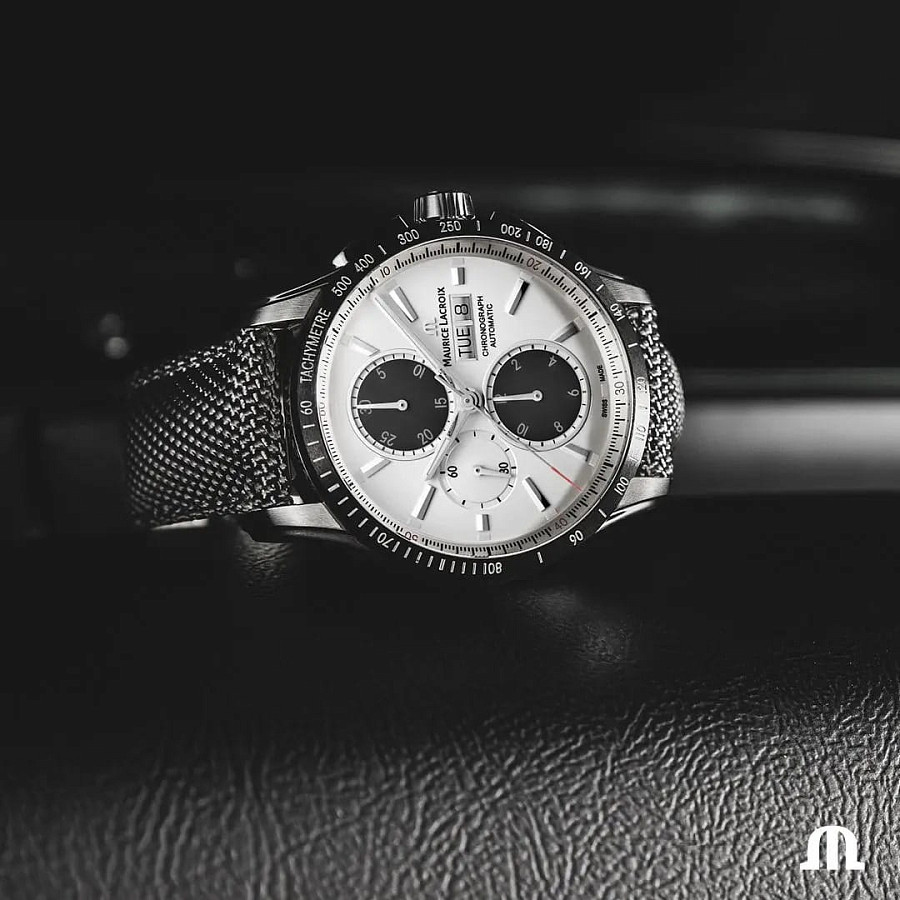 Часы Maurice Lacroix Pontos Chronograph 43mm PT6038-SSL2H-130-A — нержавеющая сталь, мужские