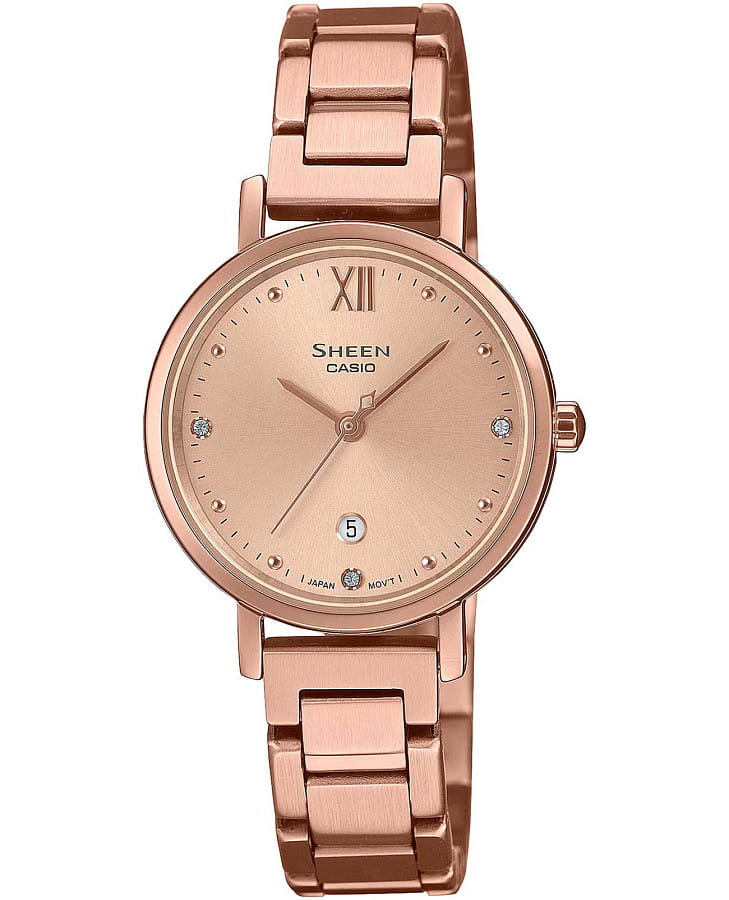 Часы Casio Sheen SHE-4540PG-4A — женские, розовый