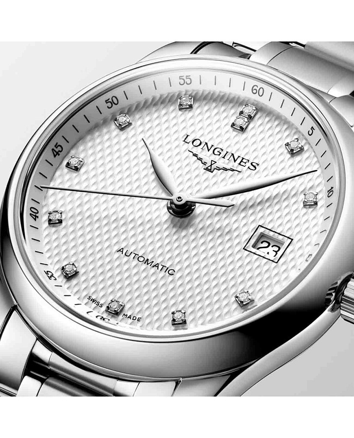 Часы Longines Master L2.257.4.77.6 — механические, металл сталь