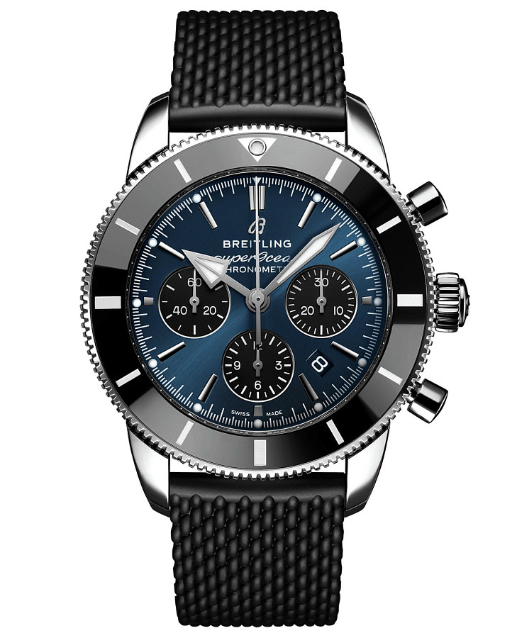 Часы Breitling Breitling Superocean Heritage B01 Chronograph 44 AB0162121C1S1 — мужские, синий