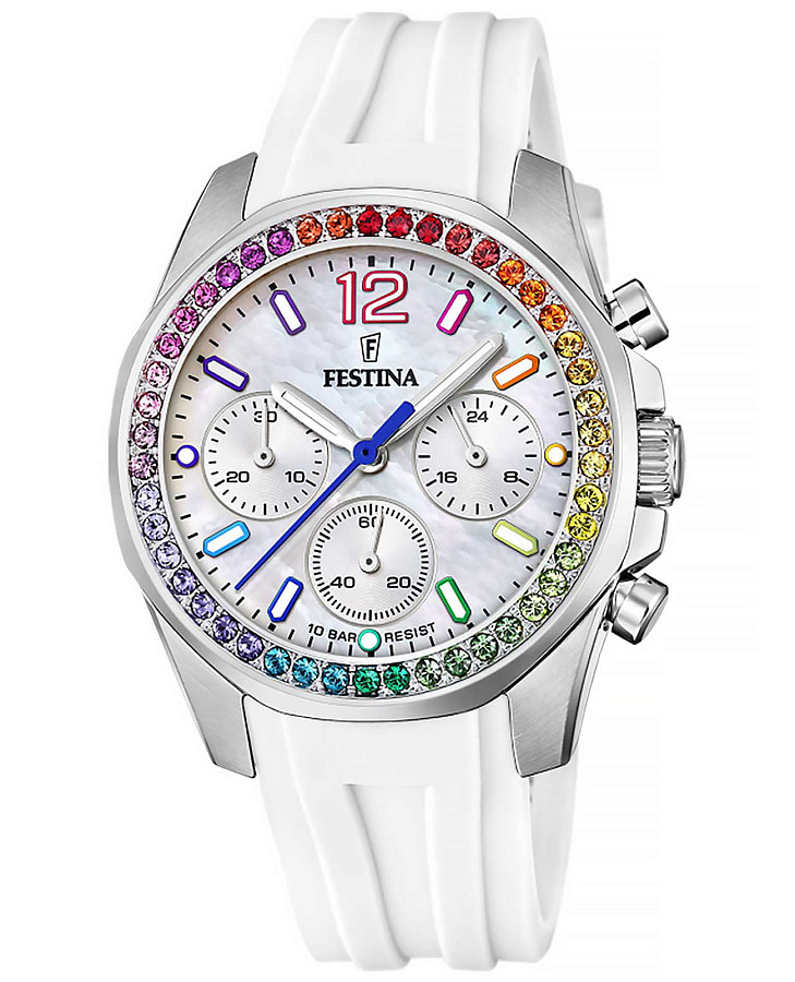 Часы Festina Boyfriend F20610/2 — женские, перламутровый