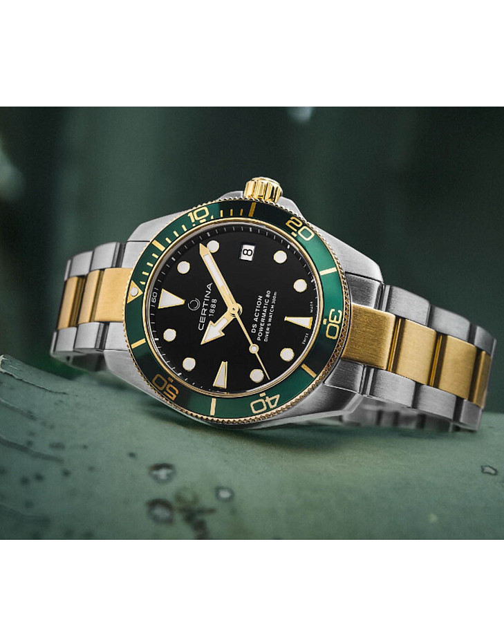 Часы Certina DS Action Diver C032.807.22.051.01 — сталь c pvd покрытием, мужские
