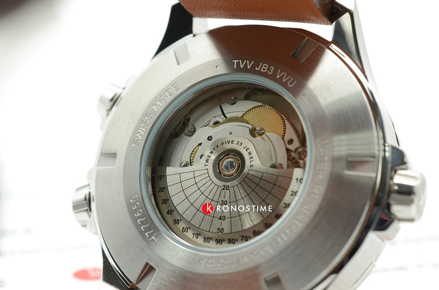 Часы Hamilton Khaki Aviation X Wind Day Date Auto Chrono H77765541 — кожаный, синий