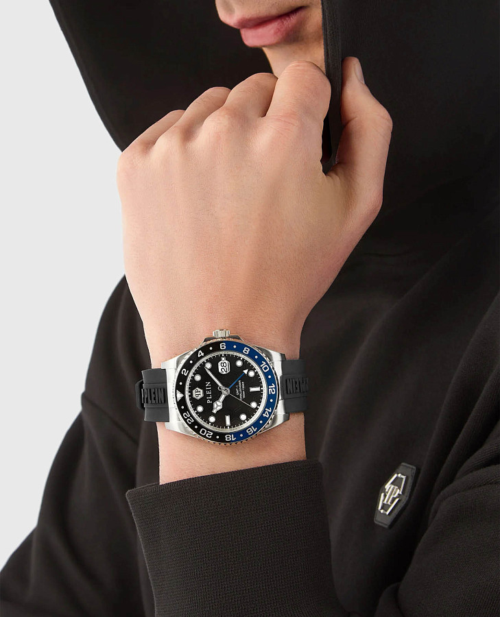 Часы Philipp Plein GMT-I Challenger PWYBA0123 — кварцевые, металл сталь