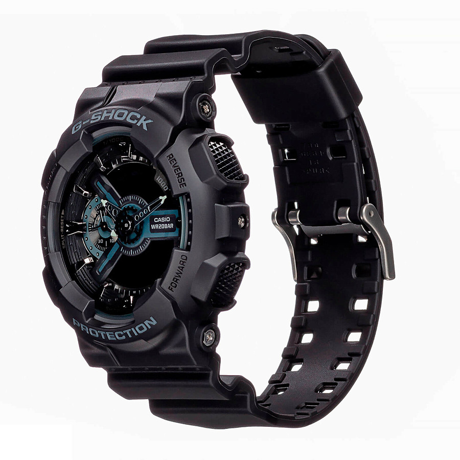 Часы Casio G-Shock GA-110-1B — мужские, пластик