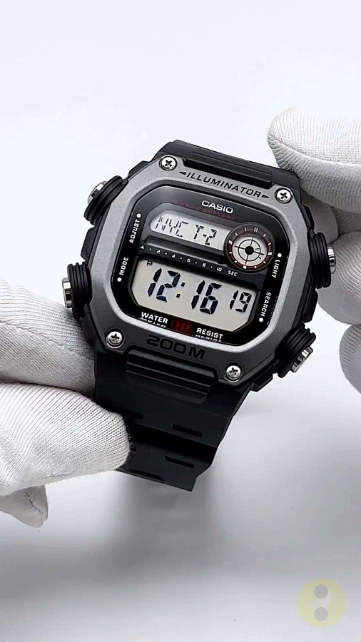 Часы Casio Collection DW-291H-1AVDF (DW-291H-1A) — мужские, черный