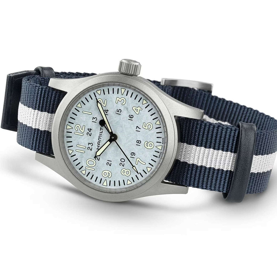 Часы Hamilton Khaki Field Mechanical H89459940 — металл сталь, Швейцария