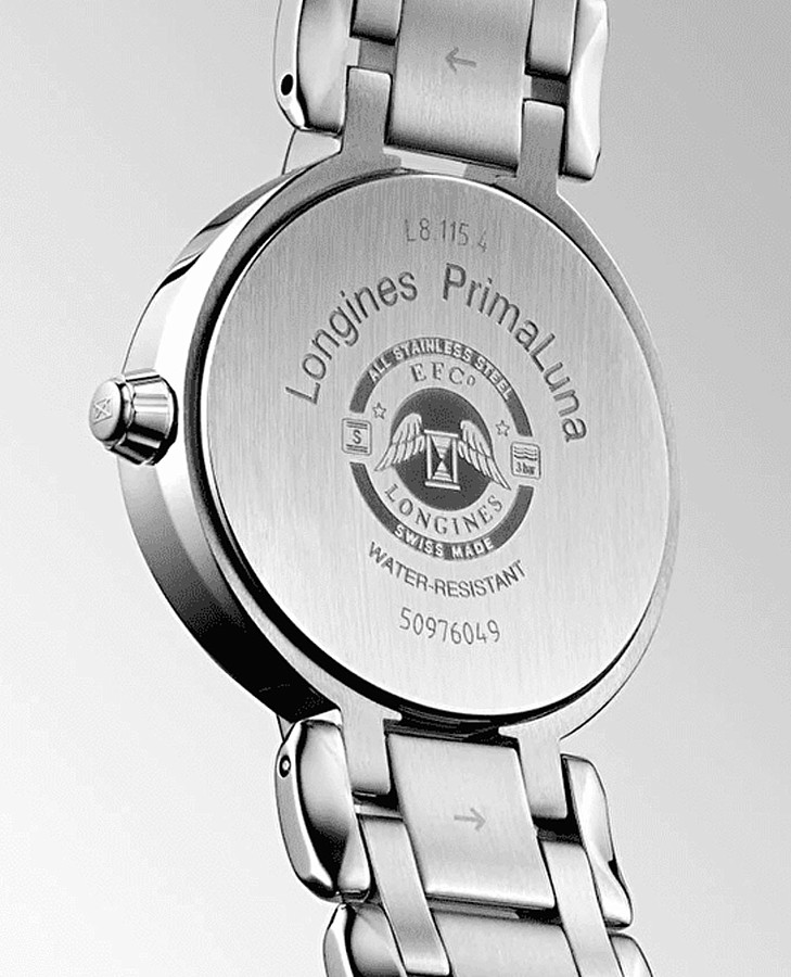 Часы Longines PrimaLuna L8.115.4.67.6 — кварцевые, Швейцария, женские