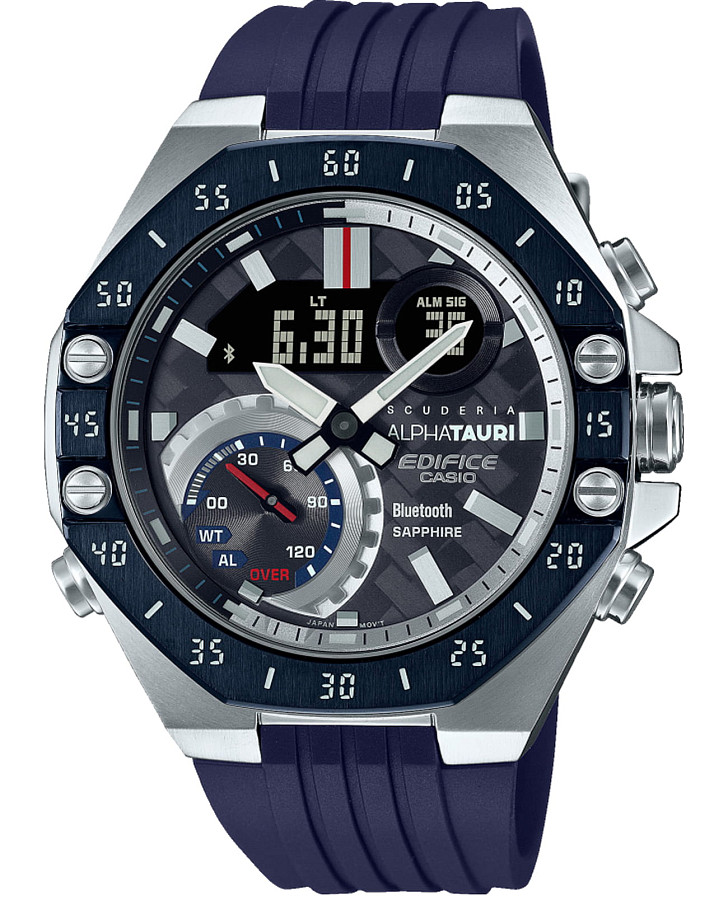 Часы Casio Edifice ECB-10AT-1A — мужские, синий