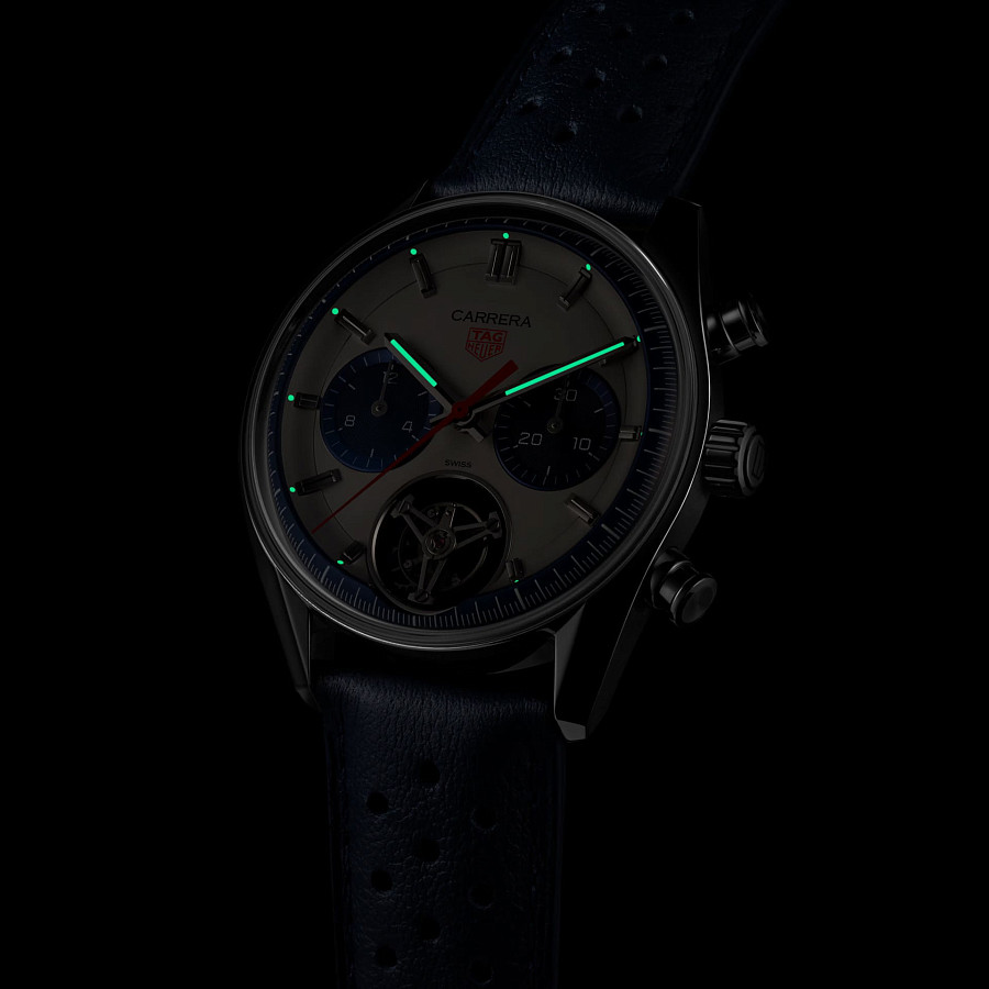 Часы TAG Heuer Carrera Chronograph Tourbillon CBS5013.EB0375 — Швейцария, механические