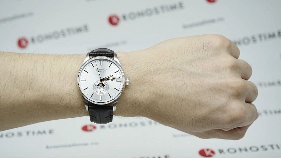 Часы Certina DS-8 Moon Phase C033.457.16.031.00 — артикул C0334571603100, мужские