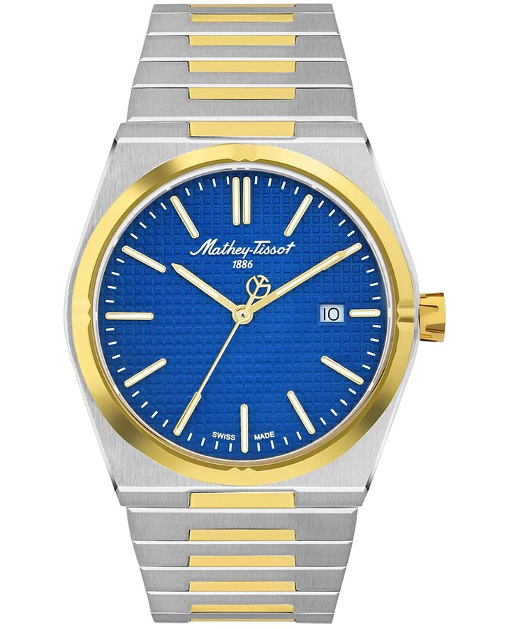 Часы Mathey-Tissot Zoltan H117BBU — мужские, синий