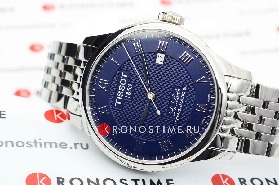 Часы Tissot Le Locle Powermatic 80 T006.407.11.043.00 — мужские, серебристый