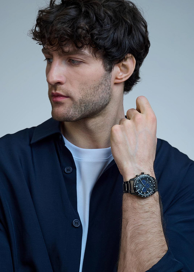 Часы Citizen Eco-Drive CA4677-50H — кварцевые, металл сталь