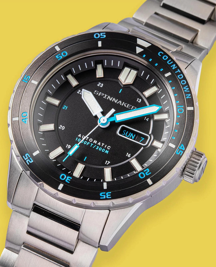 Часы Spinnaker Hass SP-5099-22 — металл сталь, Англия