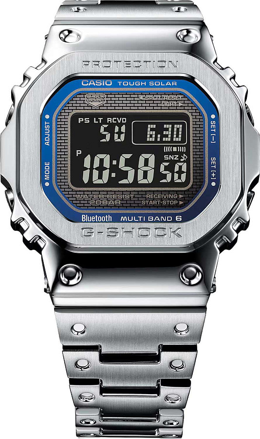 Часы Casio G-Shock GMW-B5000D-2DR (GMW-B5000D-2) — нержавеющая сталь, мужские