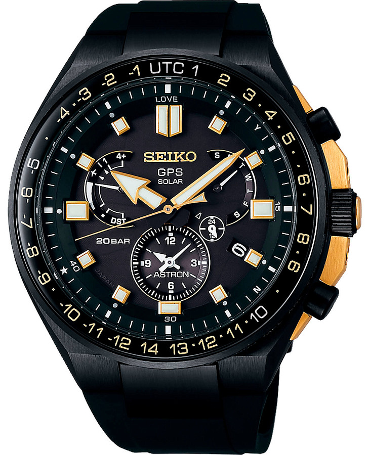Часы Seiko Astron GPS Solar SSE174J1 — мужские, черный