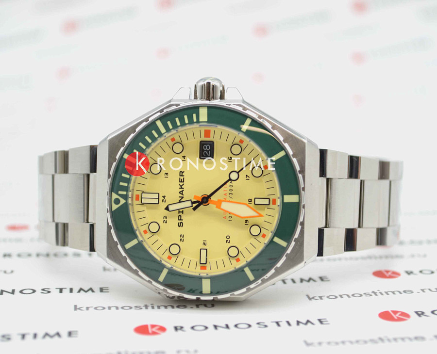 Часы Spinnaker Dumas SP-5081-CC — бежевый, металл сталь
